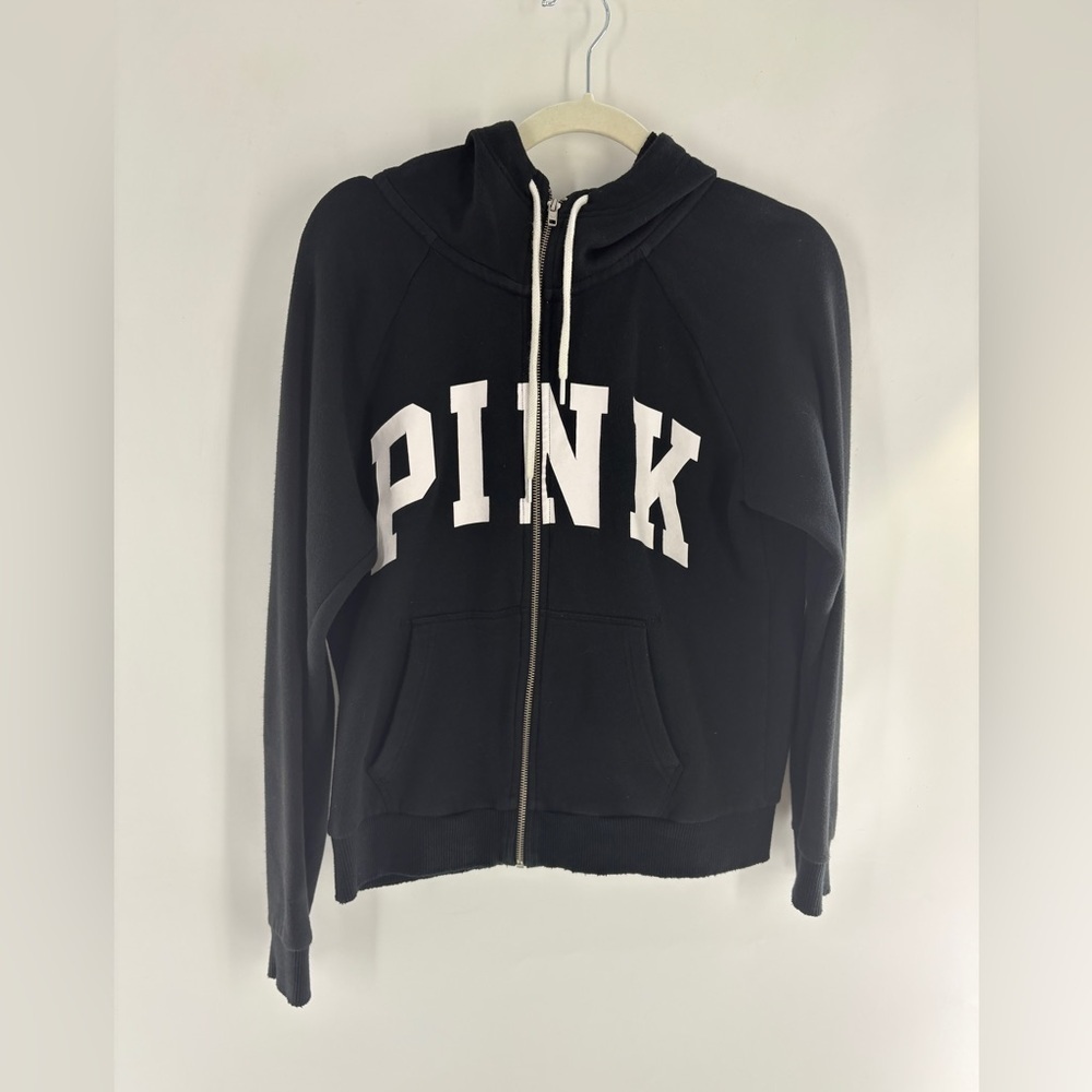 Victoria's Secret PINK Black Hoodie - Picture 1 of 6